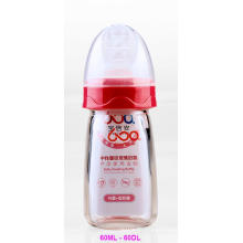 60ml Neutral Boroslicate Glass Baby Feeding Bottle